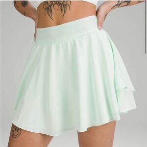 Lululemon Court Rival High-Rise Skirt *Long Mint Moment (Size 10)